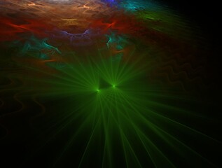 Imaginatory fractal background Image