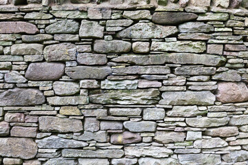 Dry stone wall background