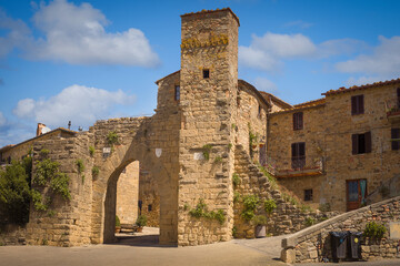 City walls, Montichiello, Italy