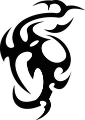 Vector symbol, ornament, tattoo. beautiful vector illustration. Drawings on the body, ancient symbols.