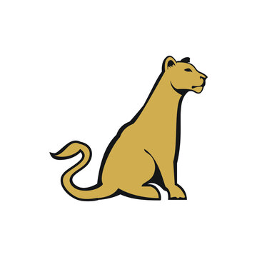 leoa female zoo wild animal lioness logo exclusive design inspiration