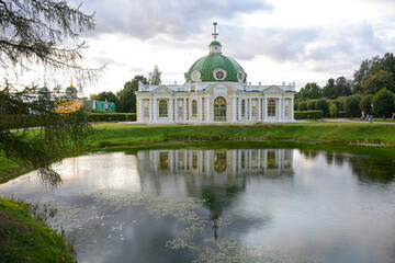 Fototapeta na wymiar MOSCOW, RUSSIA - September 10, 2020: Kuskovo Summer Palace