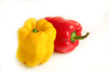 Peperone giallo e rosso