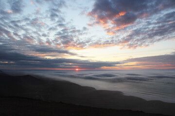 Obraz premium sunrise over the sea