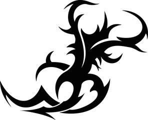 Vector symbol, ornament, tattoo. beautiful vector illustration. Drawings on the body, ancient symbols.