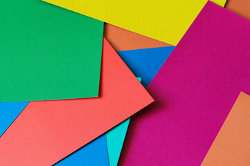Colored paper, abstract colorful background.