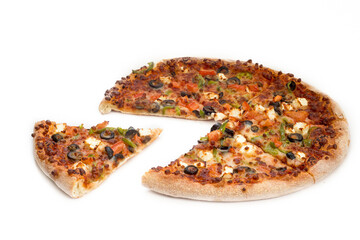 Hot Homemade Pepperoni Pizza Ready to Eat