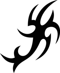 Vector symbol, ornament, tattoo. beautiful vector illustration. Drawings on the body, ancient symbols.