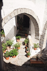 A church from a Greek island