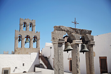 A church from a Greek island