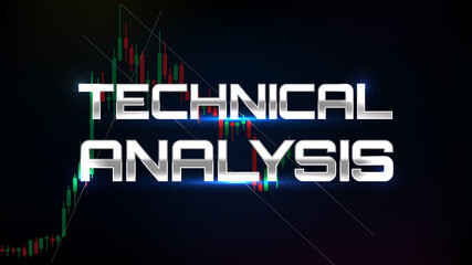 abstract background of technical analysis trading stock market indicator technical analysis graph