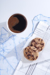 Cookies and cup of coffee