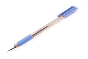 ballpoint pen on white background