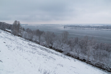embankment in winter five