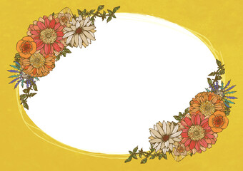 レトロポップ 夏の花柄 背景素材 アンティーク ヴィンテージデザイン Wall Mural Ayumi Takashima レトロポップ 夏の花柄 背景素材 アンティーク ヴィンテージデザイン Wall Mural Ayumi Takashima