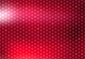 Ruby red mosaic hexagonal textured background. Half transparent colored glass abstract illustration.
