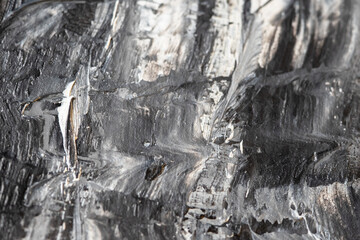 colored oil paintings brush strokes on a relaxed home artist's palette