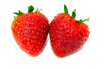 strawberry isolated on white