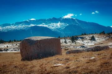 old stone monuments