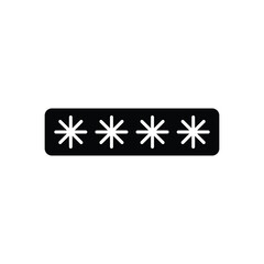 Password protection icon. Security password sign. 