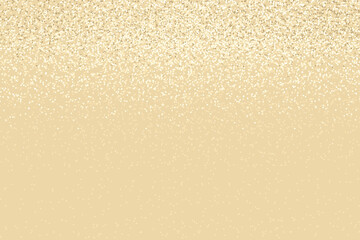 Retro background with falling small confetti. Abstract design with beige round sequins - 414446125