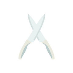 Meat cleaver knife - vector icon 