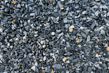 close up stack of small pebble rocks