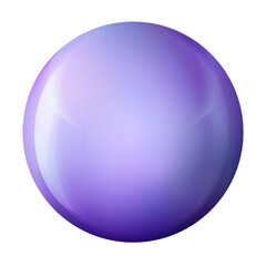 Glass colorful ball or precious pearl. Glossy realistic ball, 3D abstract vector illustration highlighted on a white background. Big metal bubble with shadow.