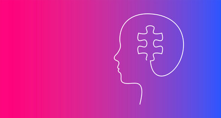 testa, puzzle, idea, colori, creatività, idee