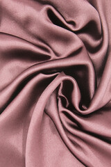 dark red wavy silk fabric background