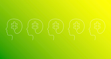 testa, puzzle, idea, colori, creatività, idee © xyz+