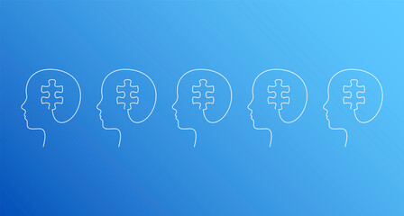 testa, puzzle, idea, colori, creatività, idee © xyz+