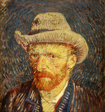 Picture of Vincent van Gogh (1853 – 1890) – Self-Portrait. Van Gogh Museum, Amsterdam, Netherlands, Holland