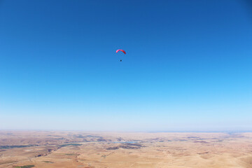 paragliding in the sky Morroco