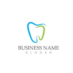 Dental logo Template vector illustration