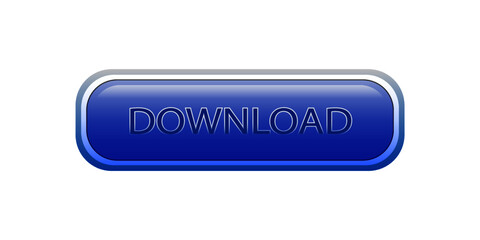 Blue download button for website use.