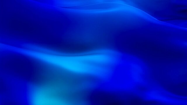 Silk Flag Animation of Dark Blue color background video waving in wind. Realistic Dark Blue color gradient Flag background. Blue Black color Flag Looping Closeup 1080p Full HD footage.power Blue Black