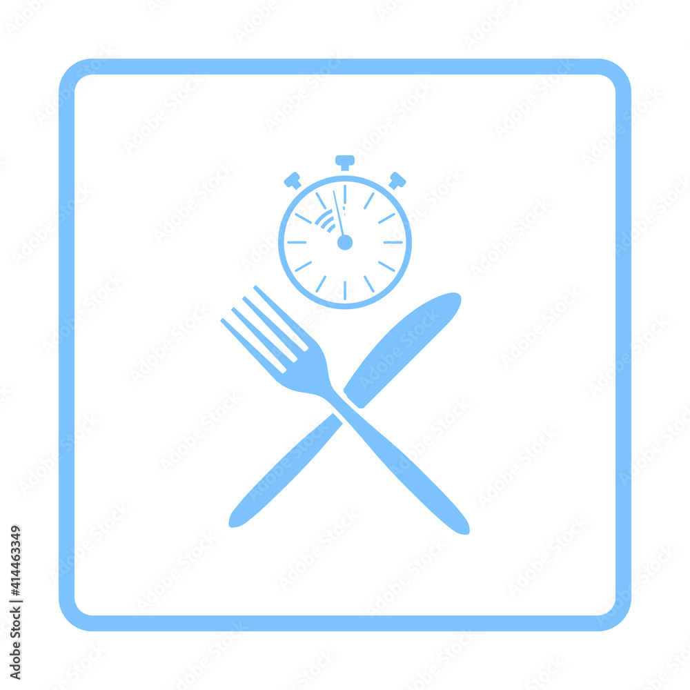 Sticker Fast Lunch Icon