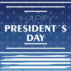 USA President day poster. 15 February. Vector illustration