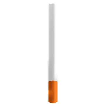 Ilustracion vectoria de cigarrilo simple