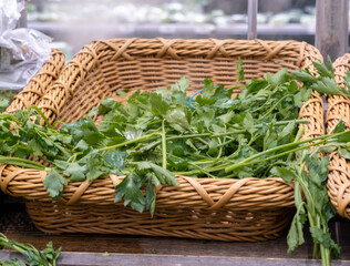basket of herbs