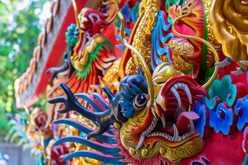 Chinese dragon head
