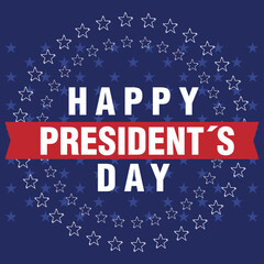 USA President day poster. 15 February. Vector illustration