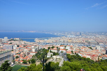 Fototapeta na wymiar Amazing view of the Marseille
