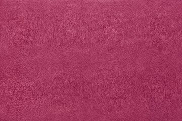 Fuchsia leather texture background for bag, sofa, seat cover
