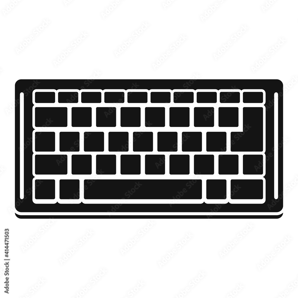 Poster control keyboard icon. simple illustration of control keyboard vector icon for web design isolated o