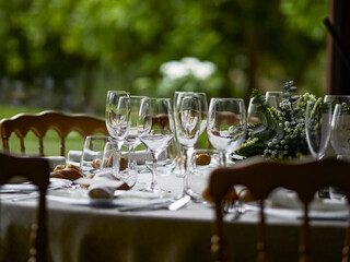 Decoración mesa de boda 