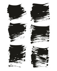 Flat Fan Brush Regular Short Background High Detail Abstract Vector Background Set 