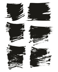 Flat Fan Brush Regular Short Background High Detail Abstract Vector Background Set 