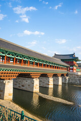 Obraz premium Woljeonggyo Bridge in Gyeongju, South Korea